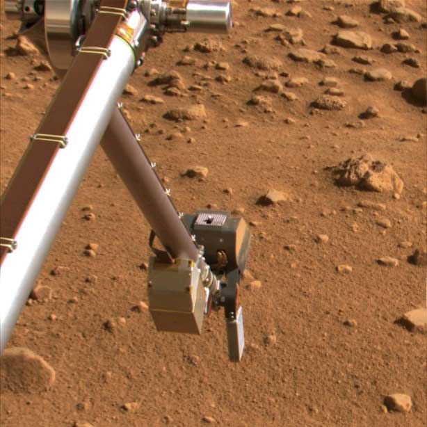 NASA Makes Shaved Ice on Mars